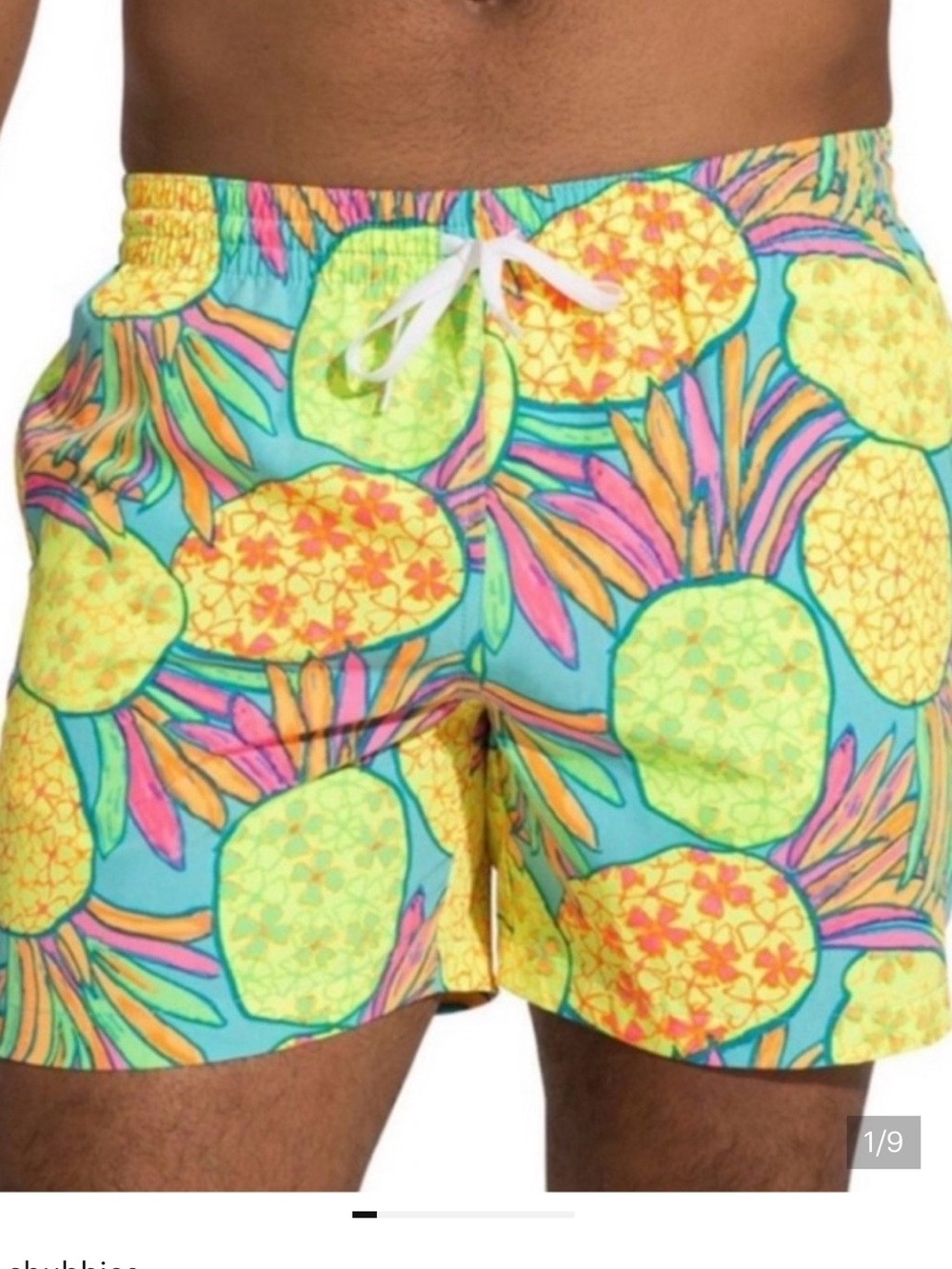 Chubbies 5” The Hooligans Neon Pineapple